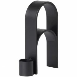 Rabatt ? Kristina Dam Studio Arch Kerzenhalter - 8,3x2,5x12 Cm - Black Vol 3 ⌛