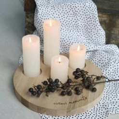 Billig ? Eulenschnitt Kerzenbrett Rund - Ø 32 Cm - Höhe 3 Cm - Blanko ✔️ -Applicata-shop unnamed file 102