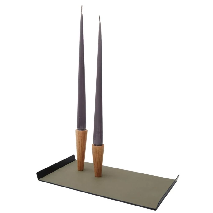 Auslauf ? Lind DNA Cone Oak Kerzenständer - 2er Set - 2er Set - 3x9 Cm / 3x12 Cm - Nature ? 3 Auslauf ? Lind DNA Cone Oak Kerzenständer - 2er Set - 2er Set - 3x9 Cm / 3x12 Cm - Nature ? – Bild 3