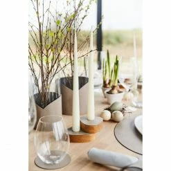 Brandneu ? Lind DNA Curve Bull Kerzenständer - 2er Set - 2er Set - 8x10x5,6 Cm - Cognac 2 ❤️ -Applicata-shop unnamed file 1032