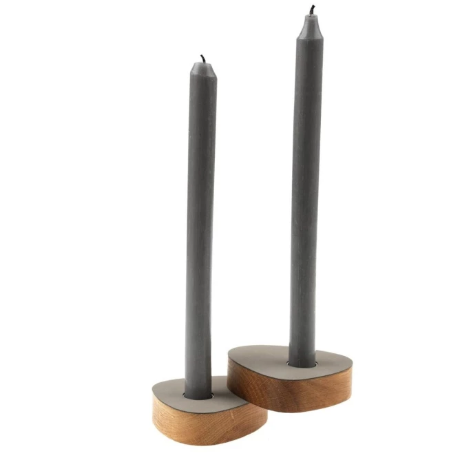 Großhandel ⭐ Lind DNA Curve Nupo Kerzenständer - 2er Set - 2er Set - 8x10x5,6 Cm - Nature/light Grey ✔️ 1 Großhandel ⭐ Lind DNA Curve Nupo Kerzenständer - 2er Set - 2er Set - 8x10x5,6 Cm - Nature/light Grey ✔️