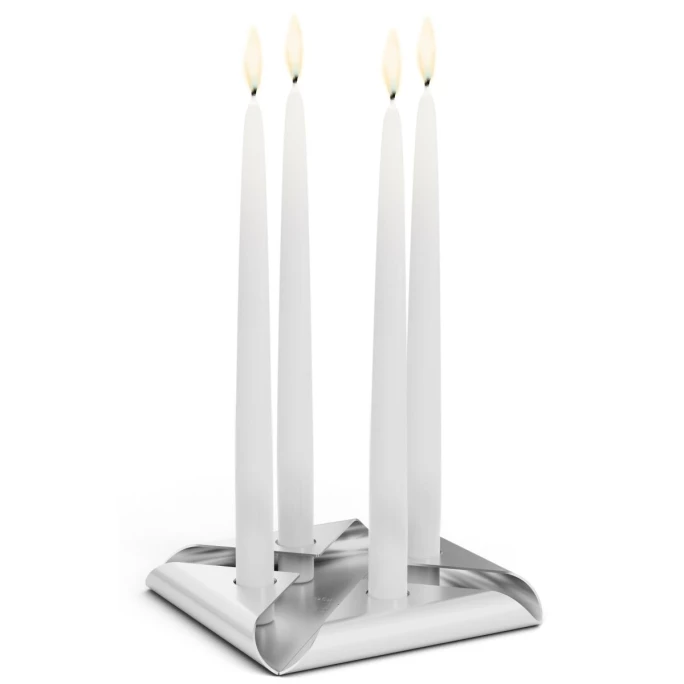 Coupon ✨ Höfats SQUARE CANDLE Kerzenhalter - 4er Set - 4er Set - 17x9x2,5cm - Silberfarben ? 5 Coupon ✨ Höfats SQUARE CANDLE Kerzenhalter - 4er Set - 4er Set - 17x9x2,5cm - Silberfarben ? – Bild 5