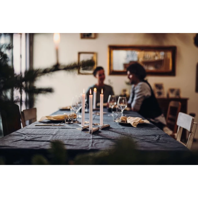 Coupon ✨ Höfats SQUARE CANDLE Kerzenhalter - 4er Set - 4er Set - 17x9x2,5cm - Silberfarben ? 6 Coupon ✨ Höfats SQUARE CANDLE Kerzenhalter - 4er Set - 4er Set - 17x9x2,5cm - Silberfarben ? – Bild 6