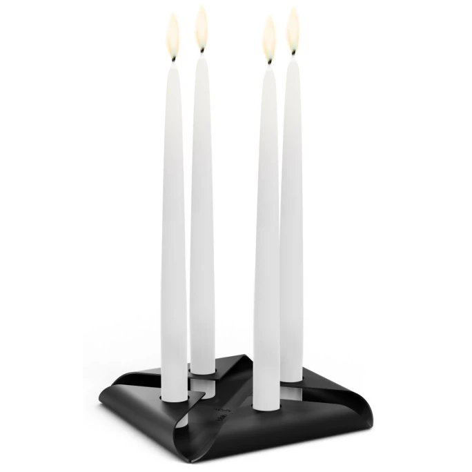 Rabatt ? Höfats SQUARE CANDLE Kerzenhalter - 4er Set - 4er Set - 17x9x2,5cm - Schwarz ? 3 Rabatt ? Höfats SQUARE CANDLE Kerzenhalter - 4er Set - 4er Set - 17x9x2,5cm - Schwarz ? – Bild 3