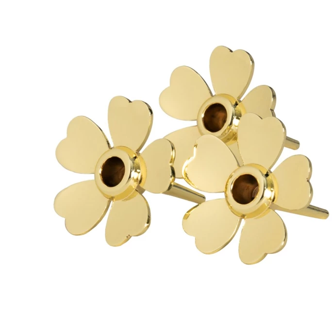 Rabatt ? Design House Stockholm Me To You Kerzenhalter - 3er Set - Höhe 2,9 Cm - Ø 3,2 Cm - Goldfarben ? 1 Rabatt ? Design House Stockholm Me To You Kerzenhalter - 3er Set - Höhe 2,9 Cm - Ø 3,2 Cm - Goldfarben ?