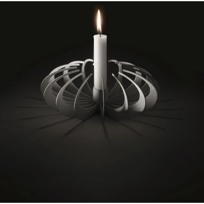 Bester Verkauf ? Design House Stockholm Shadow Kerzenhalter - Höhe 8 Cm - Ø 20 Cm - Weiß ? 2 Bester Verkauf ? Design House Stockholm Shadow Kerzenhalter - Höhe 8 Cm - Ø 20 Cm - Weiß ? – Bild 2