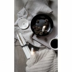 Schlussverkauf ? Storefactory LIDATORP Kerzenhalter Large - Ø 21 Cm - Höhe 5 Cm - Glossy Black ? -Applicata-shop unnamed file 1149