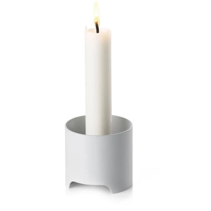 Schlussverkauf ? ZONE Denmark Singles Kerzenhalter - Ø 6 Cm – Höhe 5,4 Cm - Warm Grey ? 1 Schlussverkauf ? ZONE Denmark Singles Kerzenhalter - Ø 6 Cm – Höhe 5,4 Cm - Warm Grey ?