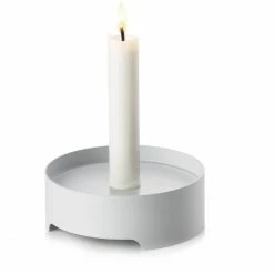 Bester Verkauf ? ZONE Denmark Singles Kerzenhalter - Ø 12 Cm – Höhe 4,2 Cm - Warm Grey ⌛