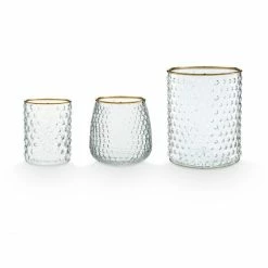 Top 10 ✔️ Pip Studio Home Deco Glass Teelichhalter 3er-Set - 7,5x10 + 9,5x10 + 13x17 Cm - Clear ?