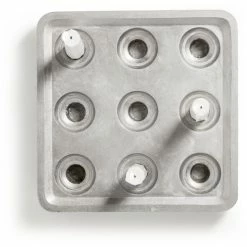 Brandneu ? Born In Sweden Stumpastaken Kerzenhalter - Höhe 4 Cm - Tiefe 22,5 Cm - Länge 22,5 Cm - Aluminium Matt ? -Applicata-shop unnamed file 1252