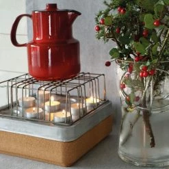 Brandneu ? Born In Sweden Stumpastaken Kerzenhalter - Höhe 4 Cm - Tiefe 22,5 Cm - Länge 22,5 Cm - Aluminium Matt ? -Applicata-shop unnamed file 1254