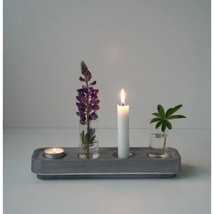 Brandneu ? Born In Sweden Stumpastaken Long Kerzenhalter - Höhe 4 Cm - Tiefe 8,5 Cm - Länge 29,5 Cm - Aluminium Matt ? 5 Brandneu ? Born In Sweden Stumpastaken Long Kerzenhalter - Höhe 4 Cm - Tiefe 8,5 Cm - Länge 29,5 Cm - Aluminium Matt ? – Bild 5