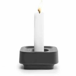 Top 10 ? Born In Sweden Stumpastaken Ettan Kerzenhalter - Höhe 4 Cm - Tiefe 8,8 Cm - Länge 8,8 Cm - Black ⭐