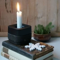 Top 10 ? Born In Sweden Stumpastaken Ettan Kerzenhalter - Höhe 4 Cm - Tiefe 8,8 Cm - Länge 8,8 Cm - Black ⭐ -Applicata-shop unnamed file 1269