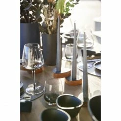 Billig ? Lind DNA CURVE Nupo Kerzenhalter - 2er-Set - 2er-Set: 8x10x5,6 Cm - Dark Blue ? -Applicata-shop unnamed file 1327