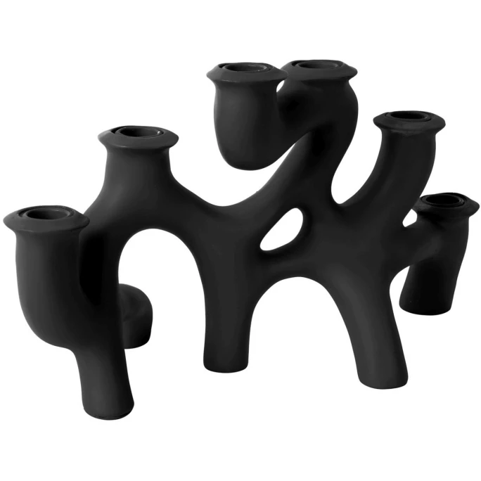 Auslauf ? Present Time Swirl Kerzenhalter - Large: H 35 Cm - B 20 Cm - Schwarz ? 2 Auslauf ? Present Time Swirl Kerzenhalter - Large: H 35 Cm - B 20 Cm - Schwarz ? – Bild 2