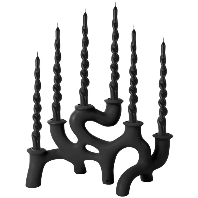 Auslauf ? Present Time Swirl Kerzenhalter - Large: H 35 Cm - B 20 Cm - Schwarz ? 5 Auslauf ? Present Time Swirl Kerzenhalter - Large: H 35 Cm - B 20 Cm - Schwarz ? – Bild 5