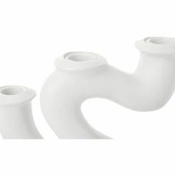 Blitzangebot ? Present Time Swirl Kerzenhalter - Large: H 35 Cm - B 20 Cm - Weiß ? -Applicata-shop unnamed file 1340