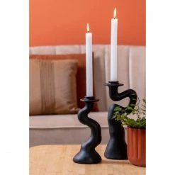 Neu ? Present Time Organic Swirl Kerzenhalter - Medium: H 25,4 Cm - B 12 Cm - Schwarz ? 5 Neu ? Present Time Organic Swirl Kerzenhalter - Medium: H 25,4 Cm - B 12 Cm - Schwarz ? -Applicata-shop unnamed file 1346