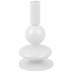 Besorgen ? Present Time Sparkle Bubbles Kerzenhalter - H 16 Cm - Ø 9 Cm - Weiß ⌛