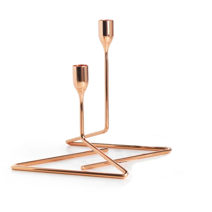 Billig ? Born In Sweden Puzzle Kerzenhalter - Größe S = 14 Cm - Copper ? 2 Billig ? Born In Sweden Puzzle Kerzenhalter - Größe S = 14 Cm - Copper ? – Bild 2