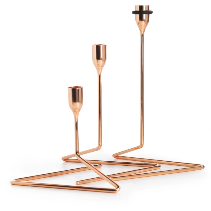 Billig ? Born In Sweden Puzzle Kerzenhalter - Größe S = 14 Cm - Copper ? 3 Billig ? Born In Sweden Puzzle Kerzenhalter - Größe S = 14 Cm - Copper ? – Bild 3