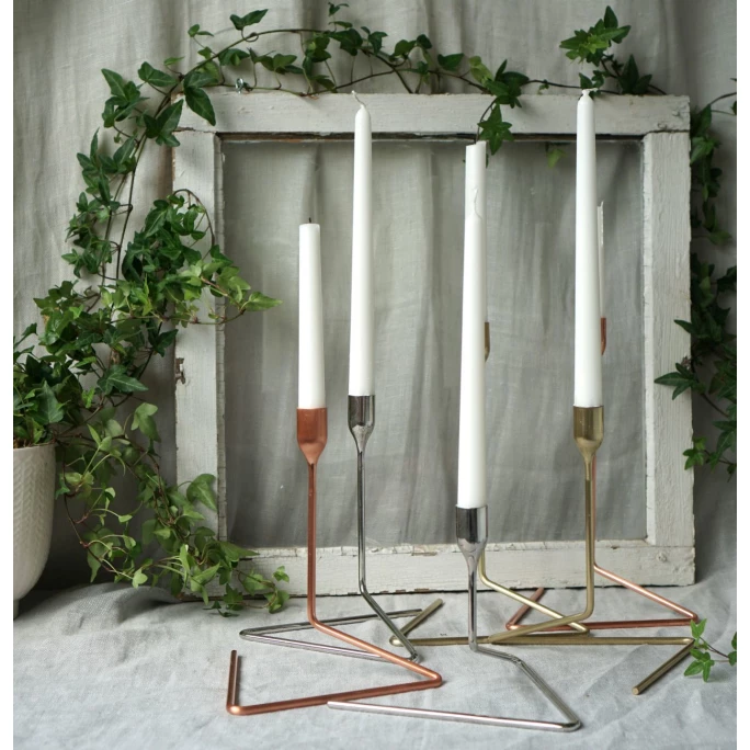 Billig ? Born In Sweden Puzzle Kerzenhalter - Größe S = 14 Cm - Copper ? 5 Billig ? Born In Sweden Puzzle Kerzenhalter - Größe S = 14 Cm - Copper ? – Bild 5