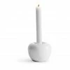 Blitzangebot ? Born In Sweden Apple Kerzenhalter - Ø 10,5 Cm - Höhe 7,5 Cm - Shiny White ? -Applicata-shop unnamed file 1418