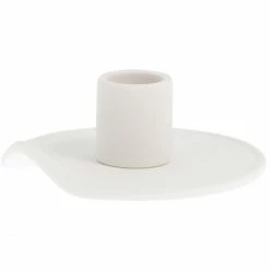 Neu ? Storefactory EKARP Kerzenhalter - Ø 10 Cm - Höhe 4 Cm - White ?