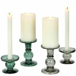 Neu ⭐ Lambert Andratx Leuchter - Höhe 7 Cm - Ø 9 Cm - Rauchgrau ❤️ -Applicata-shop unnamed file 1449