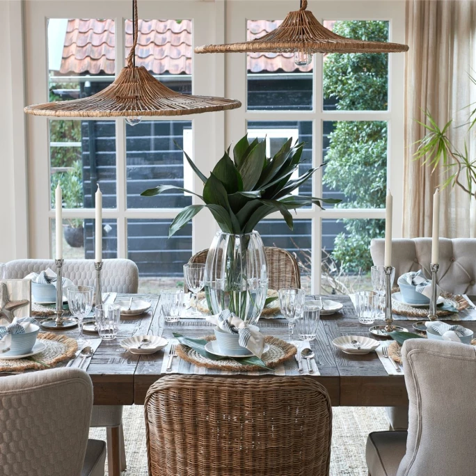 Aktion ❤️ Riviera Maison Rivièra Maison Warrington Kerzenhalter - Ø 13 Cm - Höhe 24 Cm - Silberfarben ✔️ 5 Aktion ❤️ Riviera Maison Rivièra Maison Warrington Kerzenhalter - Ø 13 Cm - Höhe 24 Cm - Silberfarben ✔️ – Bild 5