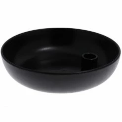 Großhandel ⌛ Storefactory LIDATORP Kerzenhalter Small - Ø 16 Cm - Höhe 5 Cm - Glossy Black ❤️