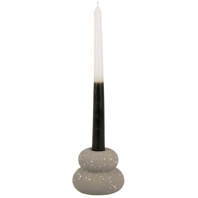 Brandneu ? Present Time Speckled Rings Kerzenhalter - Small: H 7,5 Cm - Ø 9 Cm - Mausgrau ? 2 Brandneu ? Present Time Speckled Rings Kerzenhalter - Small: H 7,5 Cm - Ø 9 Cm - Mausgrau ? – Bild 2