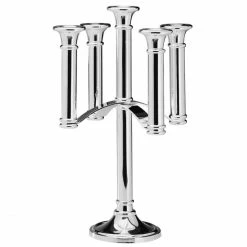 Blitzangebot ? Fink Living Fink SATURN Kerzenleuchter - 5-flammig - Höhe 47 X Breite 30 Cm - Vernickelt ✔️