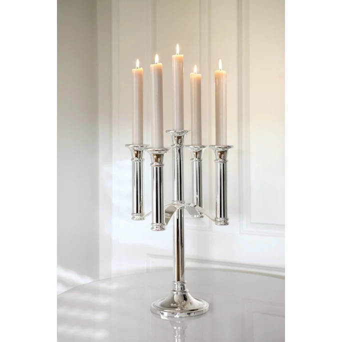 Blitzangebot ? Fink Living Fink SATURN Kerzenleuchter - 5-flammig - Höhe 47 X Breite 30 Cm - Vernickelt ✔️ 2 Blitzangebot ? Fink Living Fink SATURN Kerzenleuchter - 5-flammig - Höhe 47 X Breite 30 Cm - Vernickelt ✔️ – Bild 2