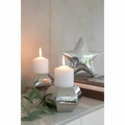 Brandneu ⌛ Fink Living Fink PIADA Stumpenkerzenhalter - 13 X 13 X 14 Cm - Edelstahl ? -Applicata-shop unnamed file 155