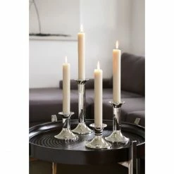 Schlussverkauf ? Fink Living Fink MARS Kerzenleuchter - Höhe 7 Cm - Vernickelt / Silberfarben ? -Applicata-shop unnamed file 1552