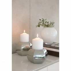 Brandneu ⌛ Fink Living Fink PIADA Stumpenkerzenhalter - 13 X 13 X 14 Cm - Edelstahl ? -Applicata-shop unnamed file 156