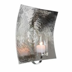 Bestpreis ? Fink Living Fink TOBAGO Wandkerzenhalter - Höhe 39 Cm - 39x20 Cm - Edelstahl ?