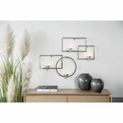 Brandneu ? Fink Living Fink Escala Wanddeko - 5x42x28 Cm - Silberfarben ? -Applicata-shop unnamed file 1604