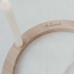 Auslauf ? Eulenschnitt Adventskranz - Ø 36 Cm - Höhe 3 Cm - Natur ? -Applicata-shop unnamed file 1637