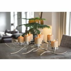 Angebote ? Fink Living Fink RAMUS Leuchter Für Teelichter 7-flammig Ohne Glasstulpen - 60x43x13,3 Cm - Silberfarben ? 8 Angebote ? Fink Living Fink RAMUS Leuchter Für Teelichter 7-flammig Ohne Glasstulpen - 60x43x13,3 Cm - Silberfarben ? -Applicata-shop unnamed file 165