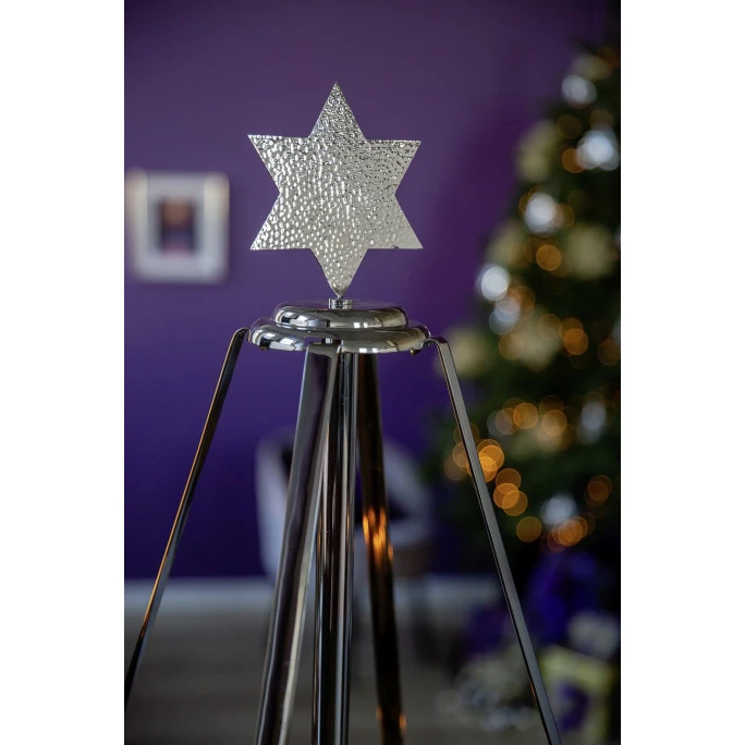 Brandneu ? Fink Living Fink CARUS Adventskranz - Ø 46 Cm - Höhe 82 Cm - Silberfarben ? 12 Brandneu ? Fink Living Fink CARUS Adventskranz - Ø 46 Cm - Höhe 82 Cm - Silberfarben ? – Bild 12