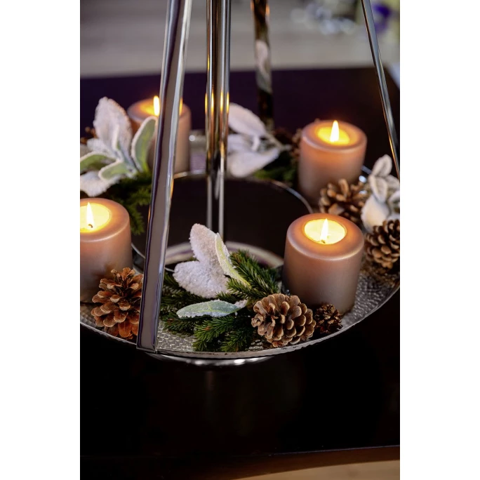 Brandneu ? Fink Living Fink CARUS Adventskranz - Ø 46 Cm - Höhe 82 Cm - Silberfarben ? 14 Brandneu ? Fink Living Fink CARUS Adventskranz - Ø 46 Cm - Höhe 82 Cm - Silberfarben ? – Bild 14