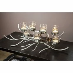 Angebote ? Fink Living Fink RAMUS Leuchter Für Teelichter 7-flammig Ohne Glasstulpen - 60x43x13,3 Cm - Silberfarben ? 9 Angebote ? Fink Living Fink RAMUS Leuchter Für Teelichter 7-flammig Ohne Glasstulpen - 60x43x13,3 Cm - Silberfarben ? -Applicata-shop unnamed file 166