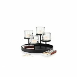 Bestpreis ? Blomus NERO Kerzenleuchter - H 21,5 Cm - Ø 31,5 Cm - Schwarz ? -Applicata-shop unnamed file 1667