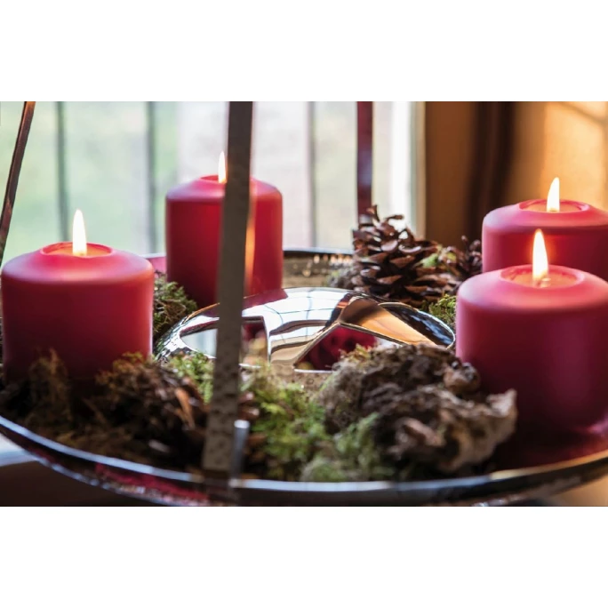 Auslauf ⌛ Fink Living Fink CAROL Dekokranz - Ø 42 X Höhe 67 Cm - Silberfarben / Vernickelt ? 3 Auslauf ⌛ Fink Living Fink CAROL Dekokranz - Ø 42 X Höhe 67 Cm - Silberfarben / Vernickelt ? – Bild 3