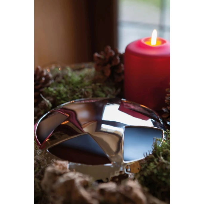 Auslauf ⌛ Fink Living Fink CAROL Dekokranz - Ø 42 X Höhe 67 Cm - Silberfarben / Vernickelt ? 4 Auslauf ⌛ Fink Living Fink CAROL Dekokranz - Ø 42 X Höhe 67 Cm - Silberfarben / Vernickelt ? – Bild 4