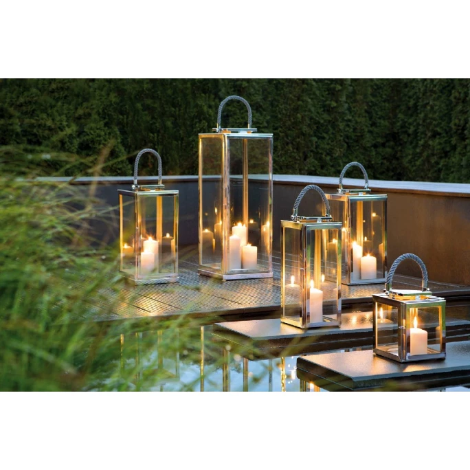 Coupon ? Fink Living Fink SEVILLA Laterne - Höhe 43 Cm - 18x18 Cm - Edelstahl ? 2 Coupon ? Fink Living Fink SEVILLA Laterne - Höhe 43 Cm - 18x18 Cm - Edelstahl ? – Bild 2